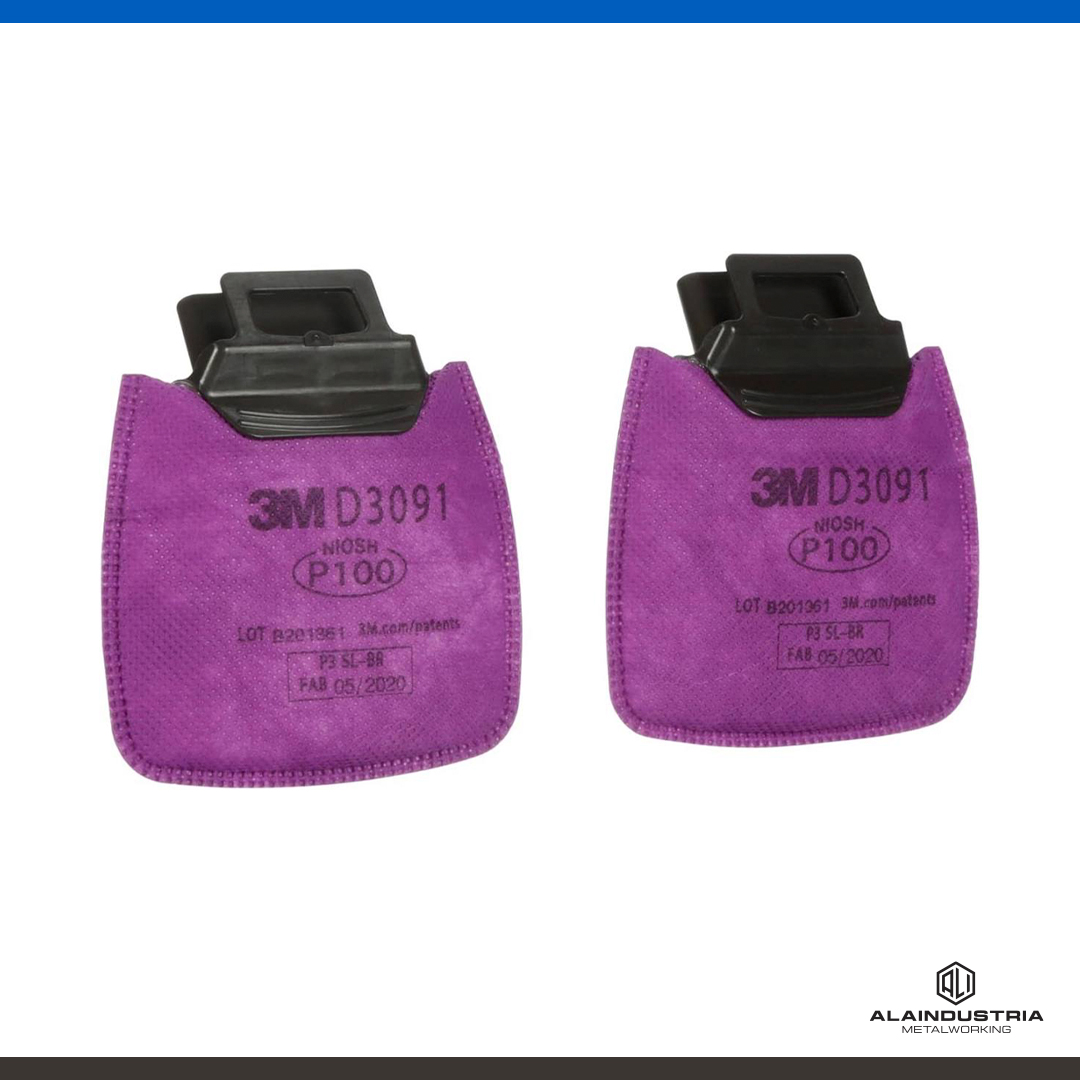 FILTRO DE PARTÍCULAS P100 3M SECURE CLICK D3091 MORADO
