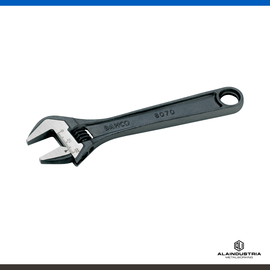 LLAVE FRANCESA AJUSTABLE 305 MM FOSFATADA BAHCO SERIE 80