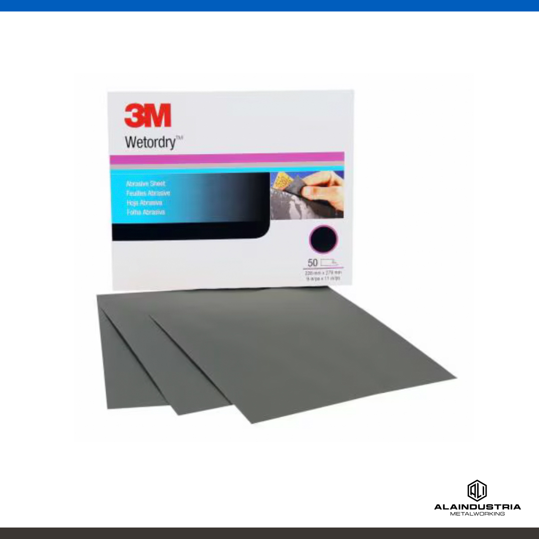LIJA CARB. DE SILICIO 230X280mm #1200 3M Wetordry 401Q