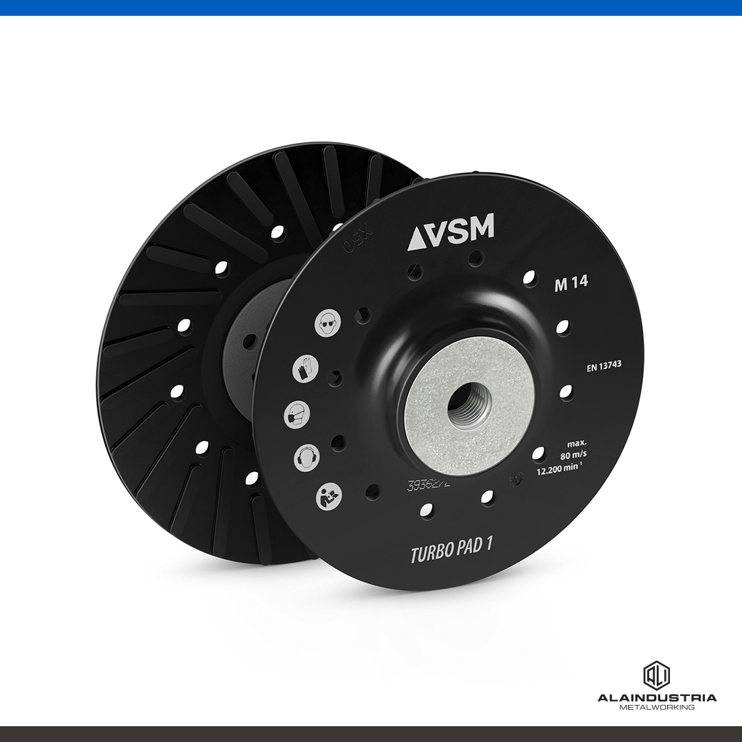 SOPORTE DISCO DE VELLÓN Ø180 x 22 ROSC.M14 VSM ZFT1