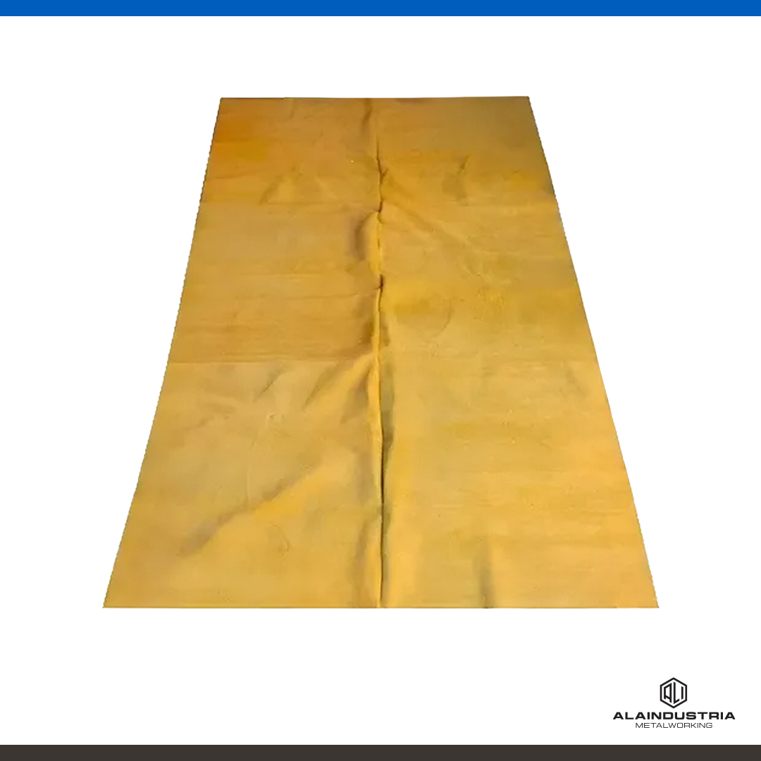 MANTA CUERO DESCARNE 1X2 mts AMARILLA SEGOD